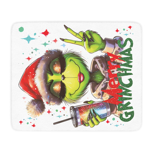 Merry Grinchmas Sherpa Blanket