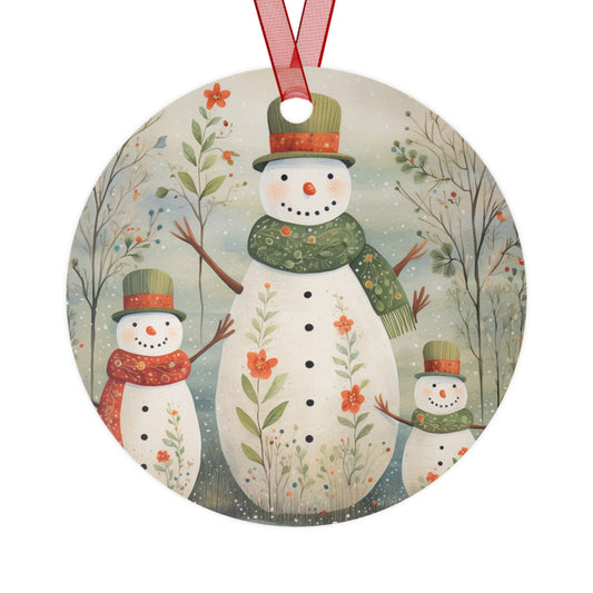 Nordic Snowman Ornament