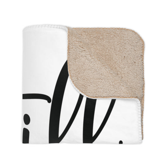 Be Still & Know Sherpa Blanket