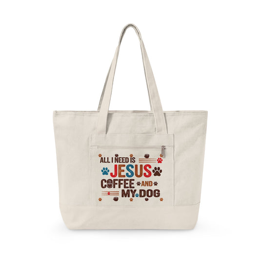 All I Need Canvas Tote