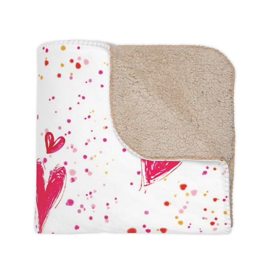 NIghtmare Valentine Sherpa Blanket
