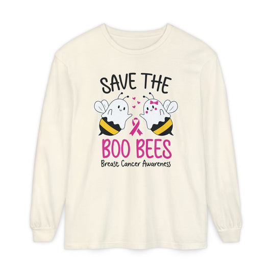 Breast Cancer Boo Bees Long Sleeve