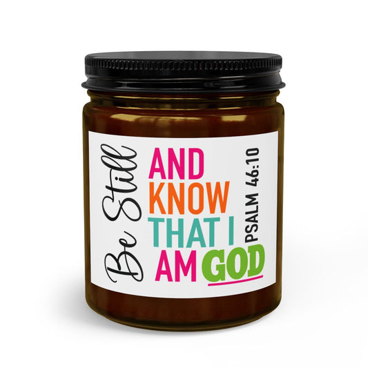 Be Still & Know Candle