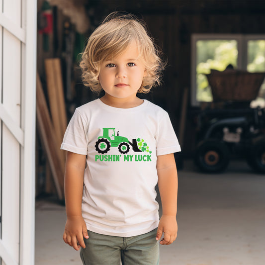 Pushing My Luck Kids Tee