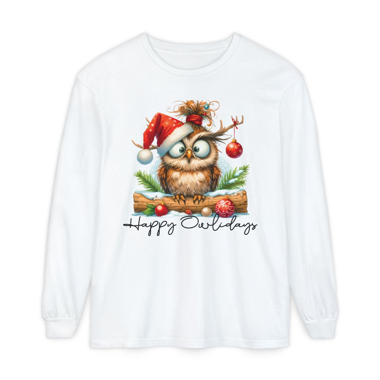 Happy Owlidays Long Sleeve
