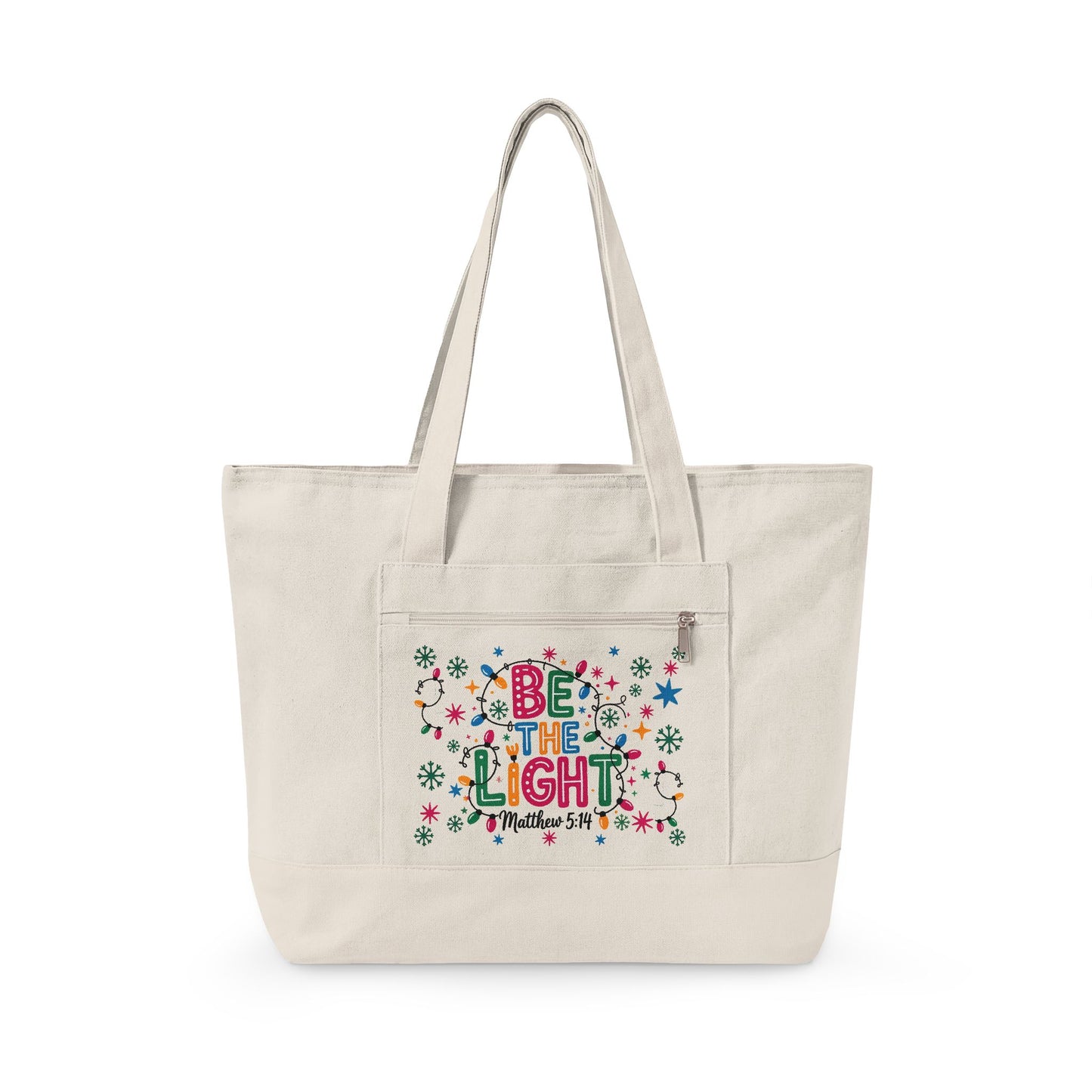 Be The Light Canvas Tote