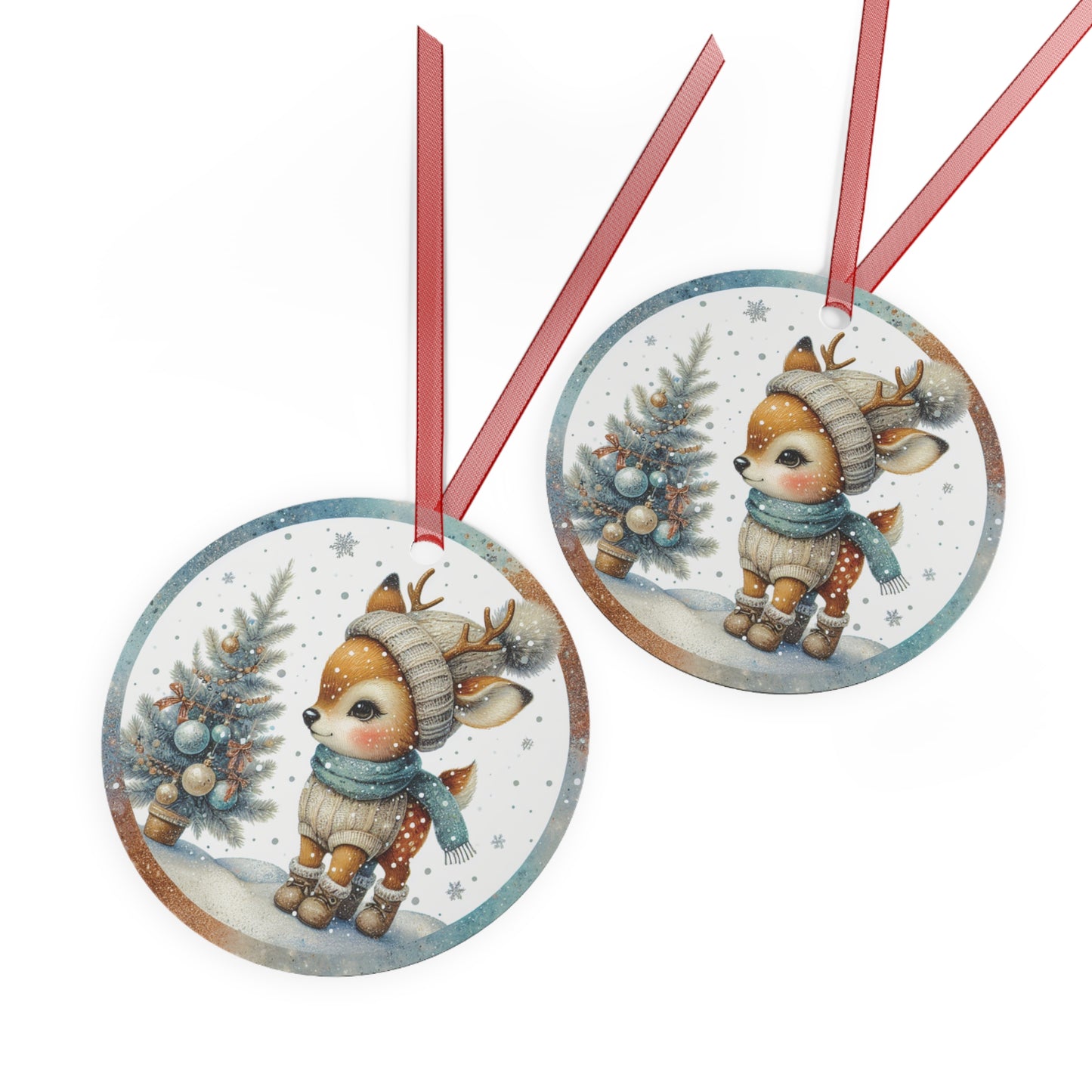 Vintage Deer Ornament