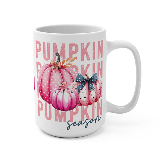 Breast Cancer Pink Pumpkin Mug
