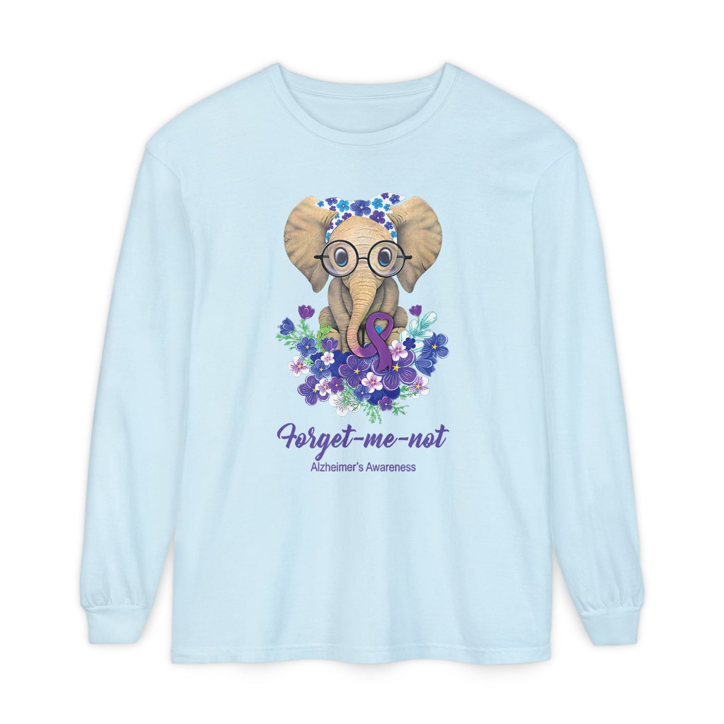 Alzheimer's Awareness Forget-Me-Not Long Sleeve