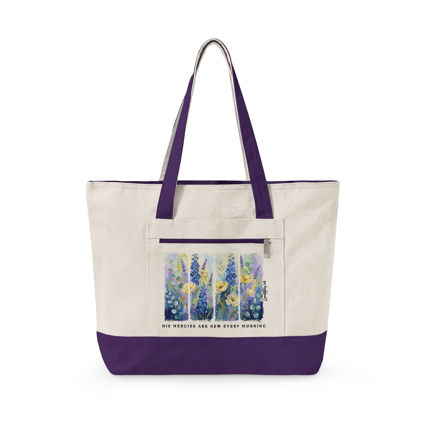 His Mercies Canvas Tote