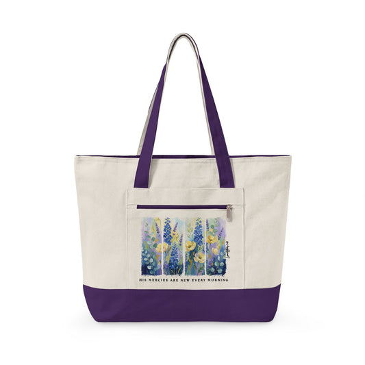 His Mercies Canvas Tote