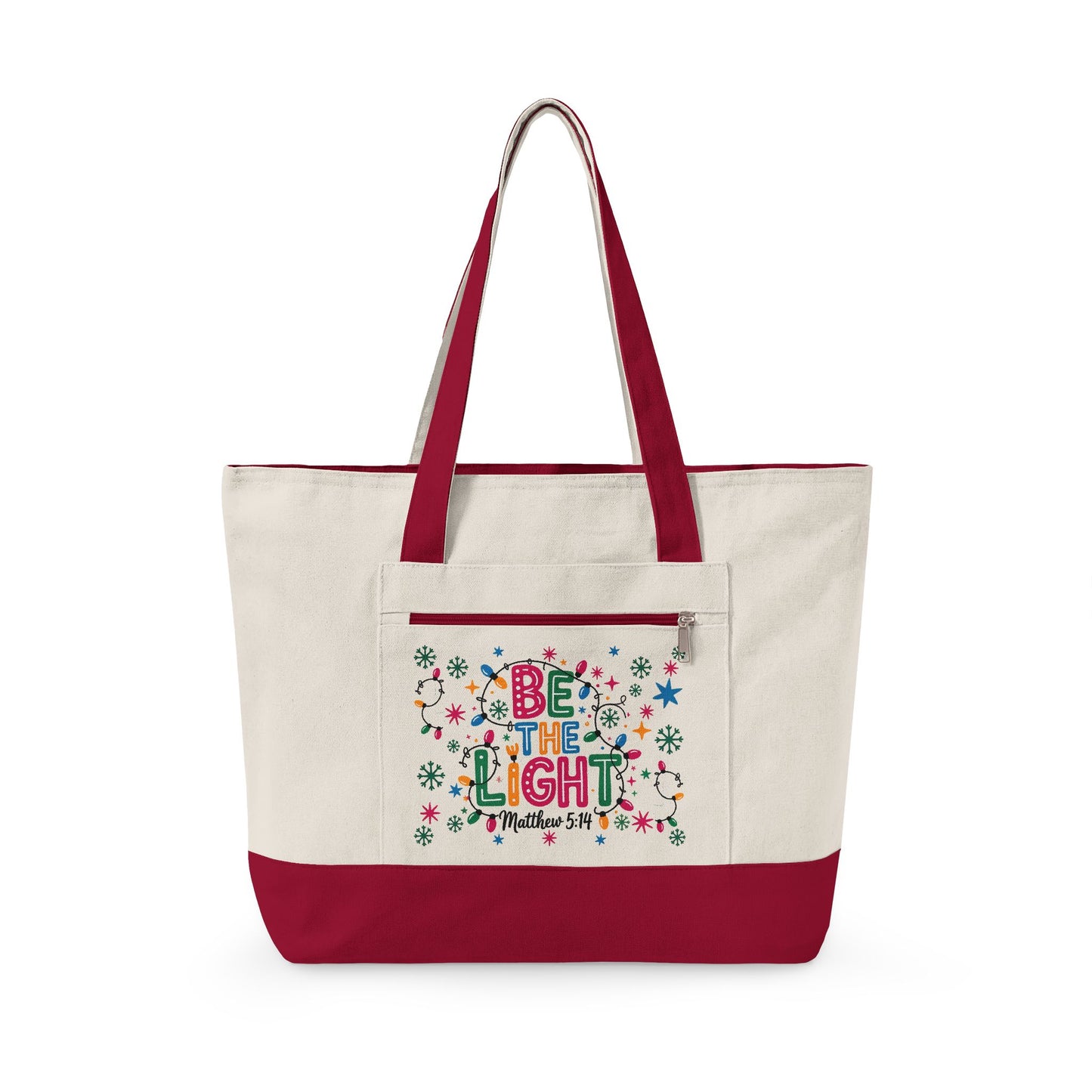 Be The Light Canvas Tote
