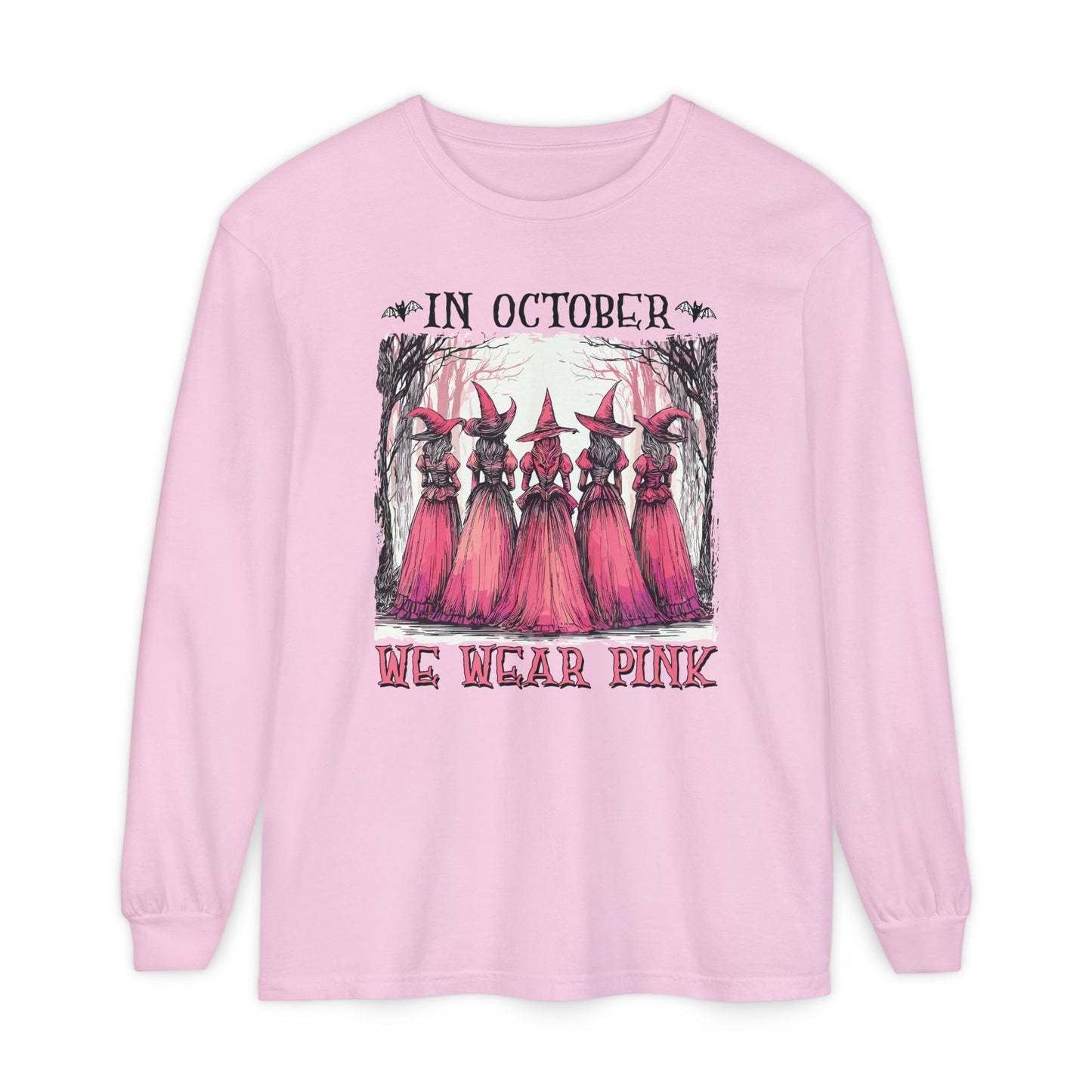 Breast Cancer We Wear Pink Long Sleeve