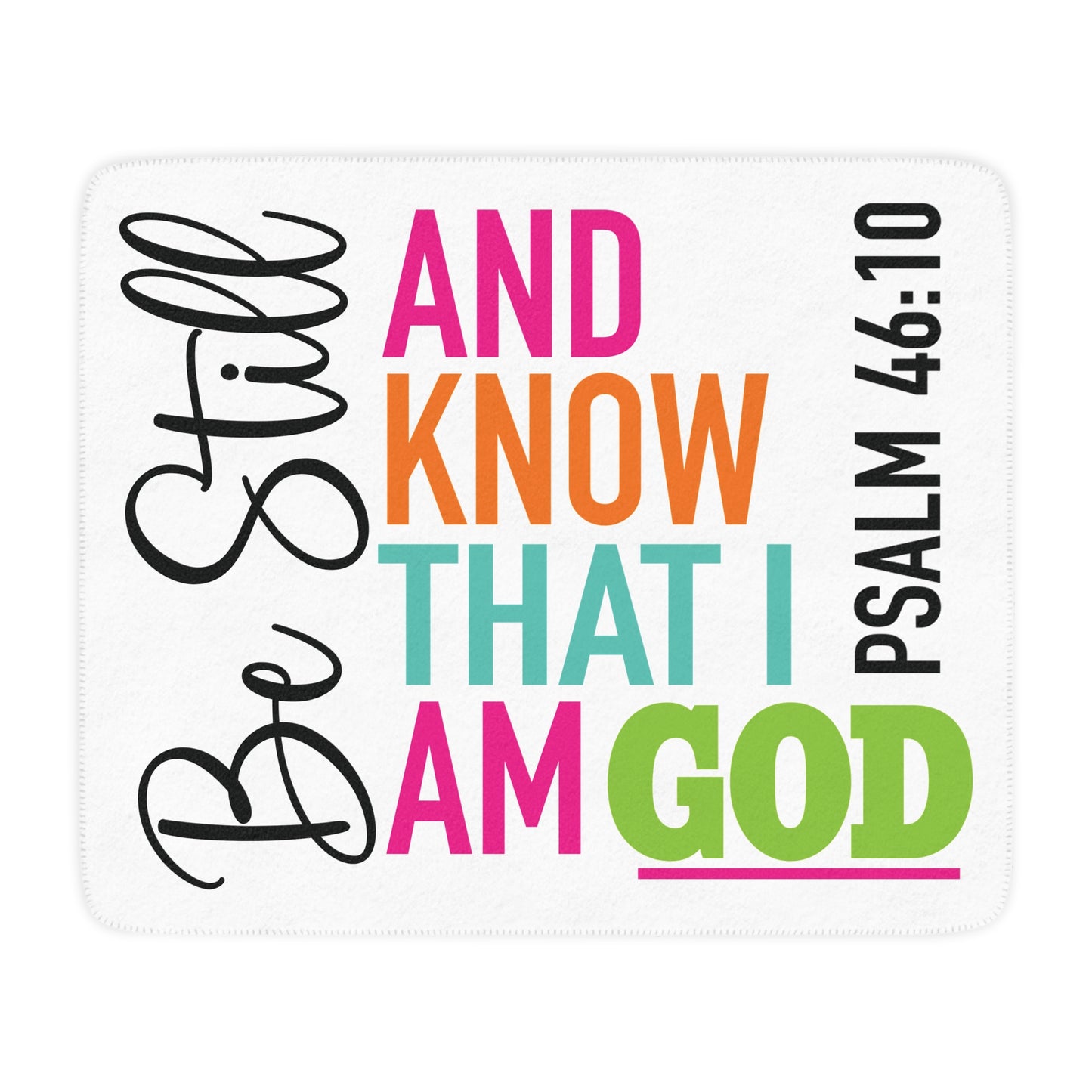 Be Still & Know Sherpa Blanket