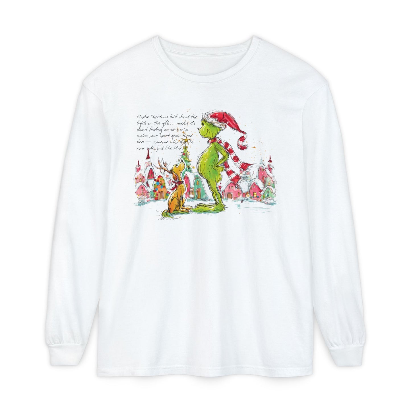 Grinch Heart Long Sleeve