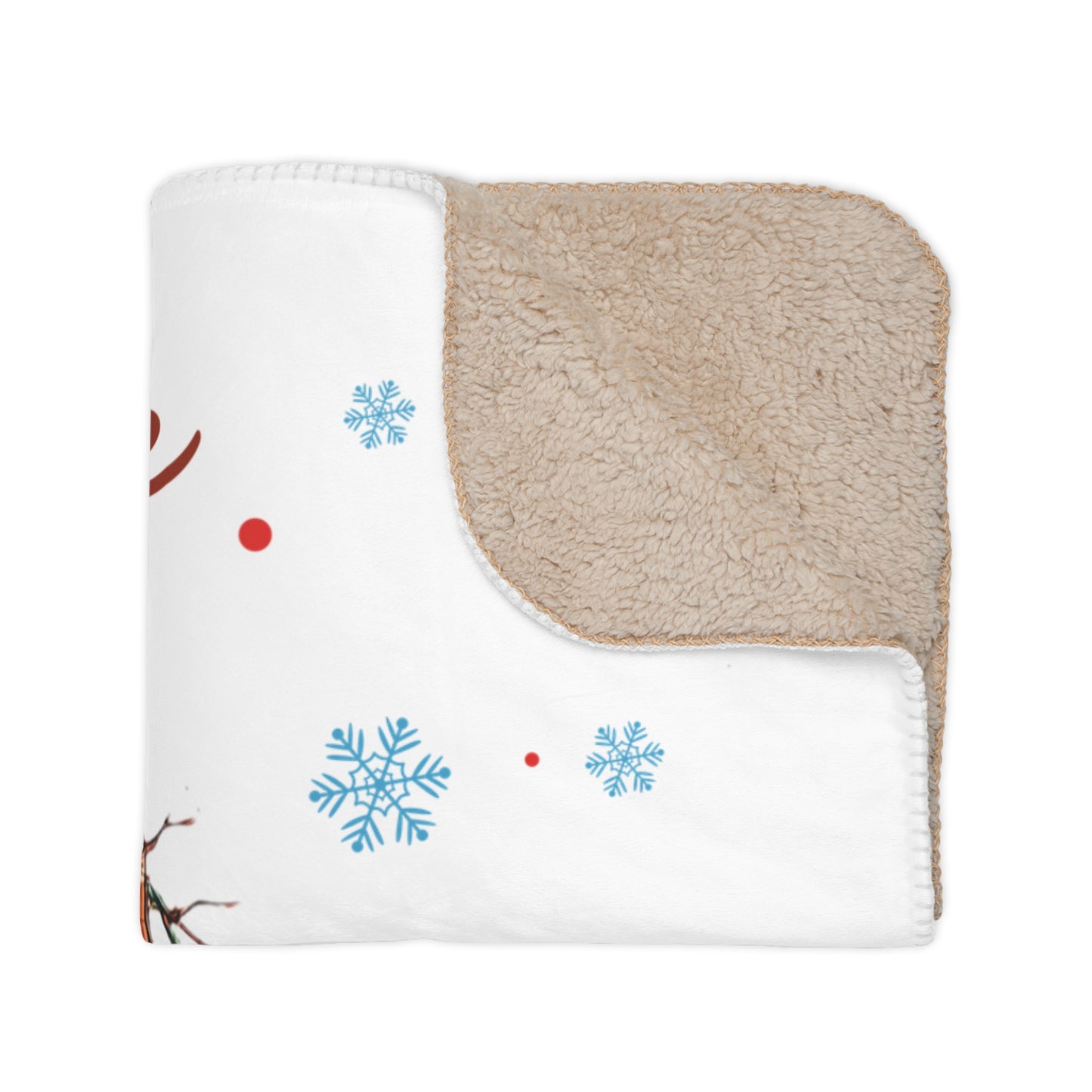 Let Us Adore Him Sherpa Blanket