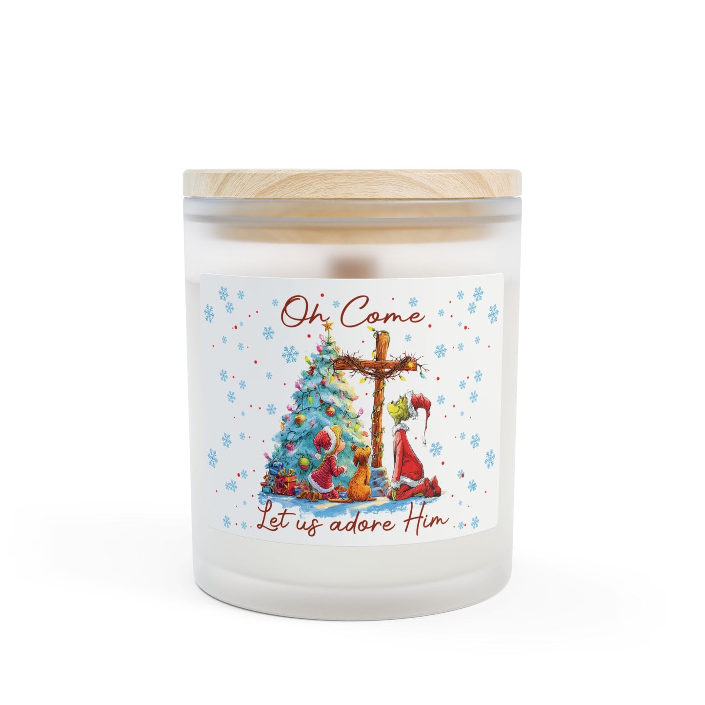 Let Us Adore Him Candle