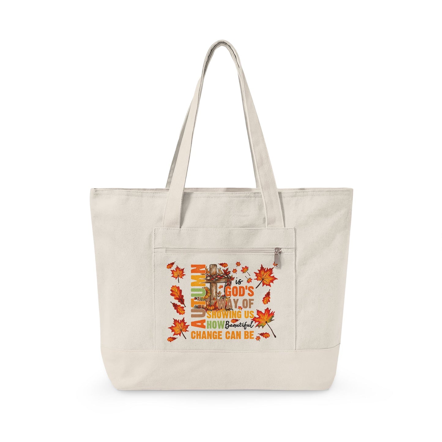 Change Is Beautiful Canvas Tote