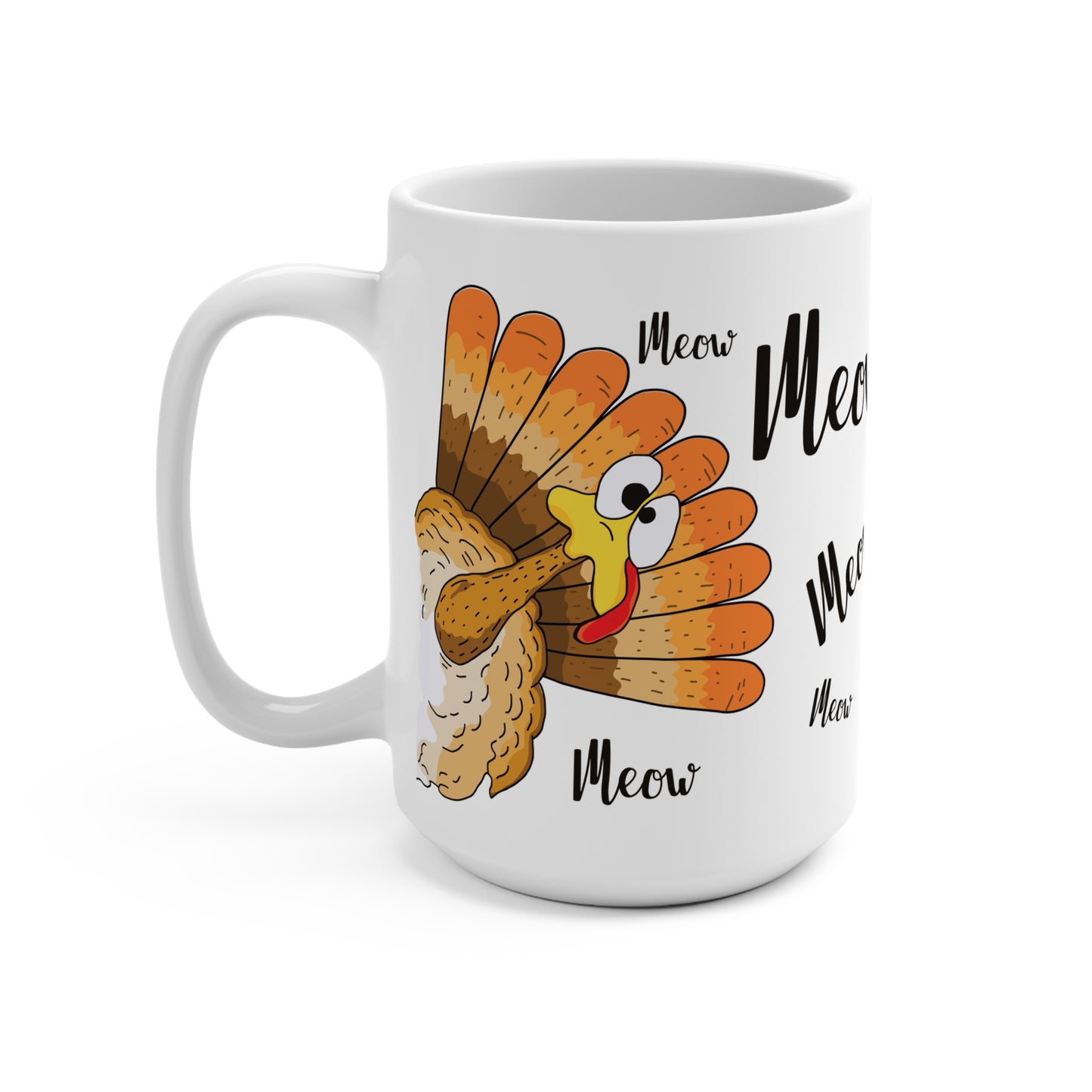 Meowing Turkey Mug