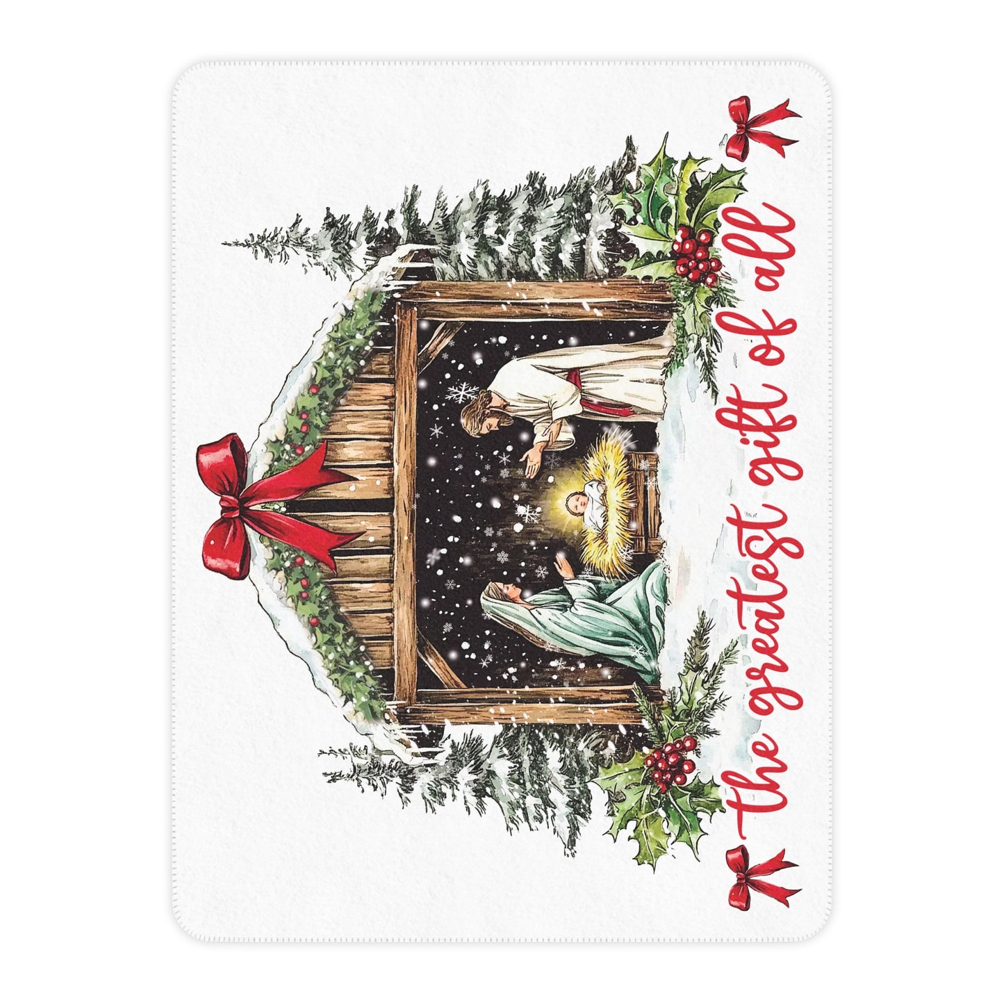 Greatest Gift Sherpa Blanket