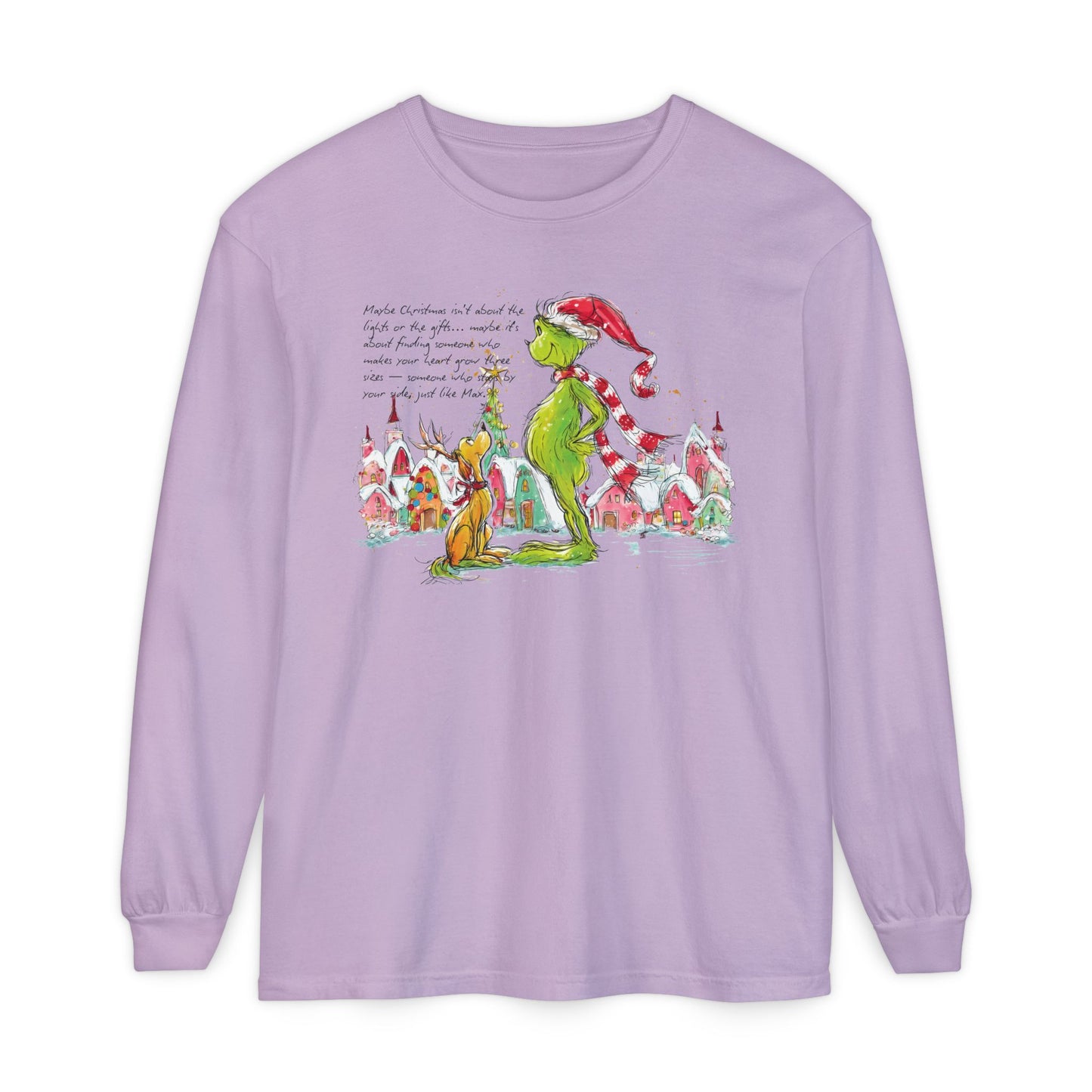 Grinch Heart Long Sleeve