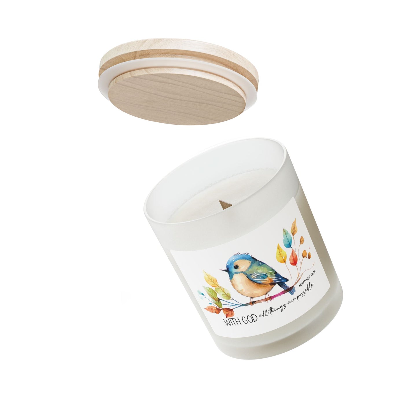 Wings Of Faith Candle