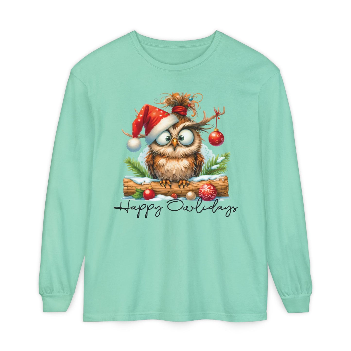 Happy Owlidays Long Sleeve