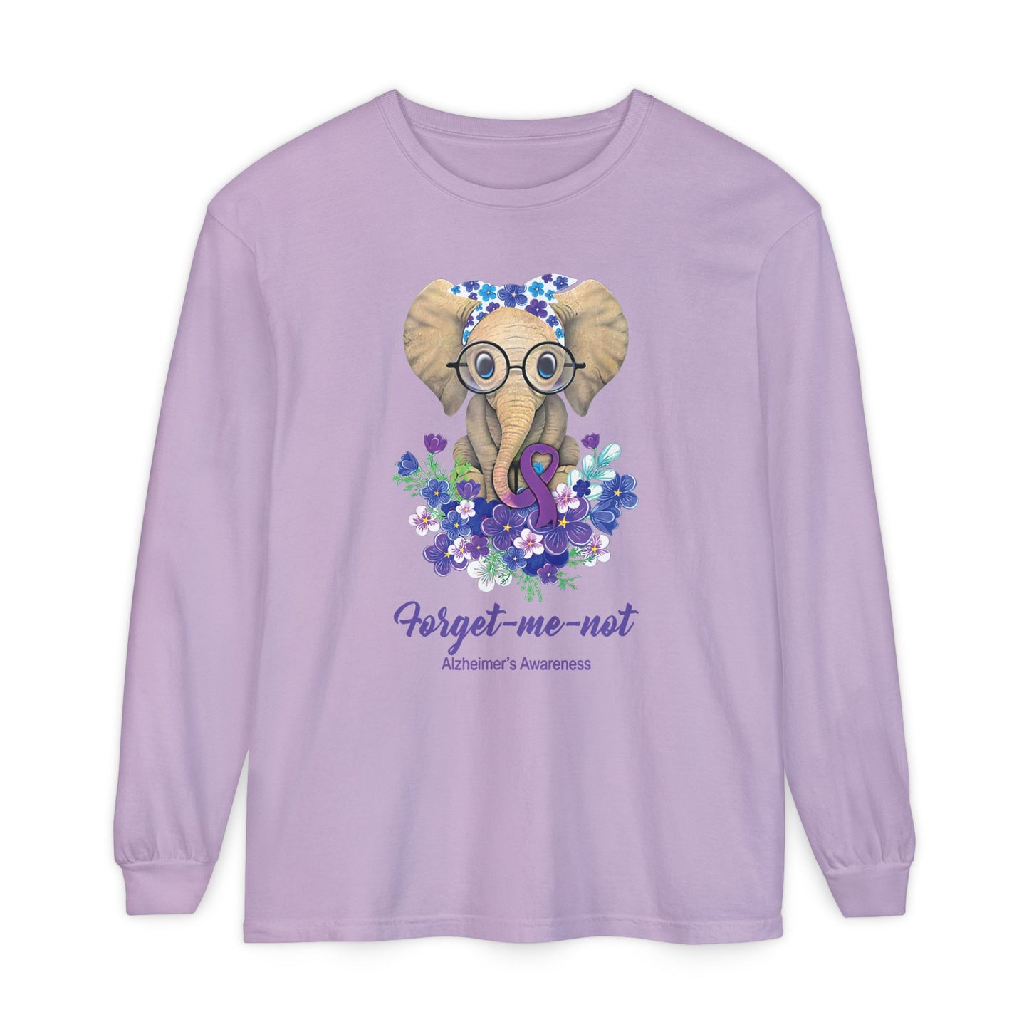 Alzheimer's Awareness Forget-Me-Not Long Sleeve