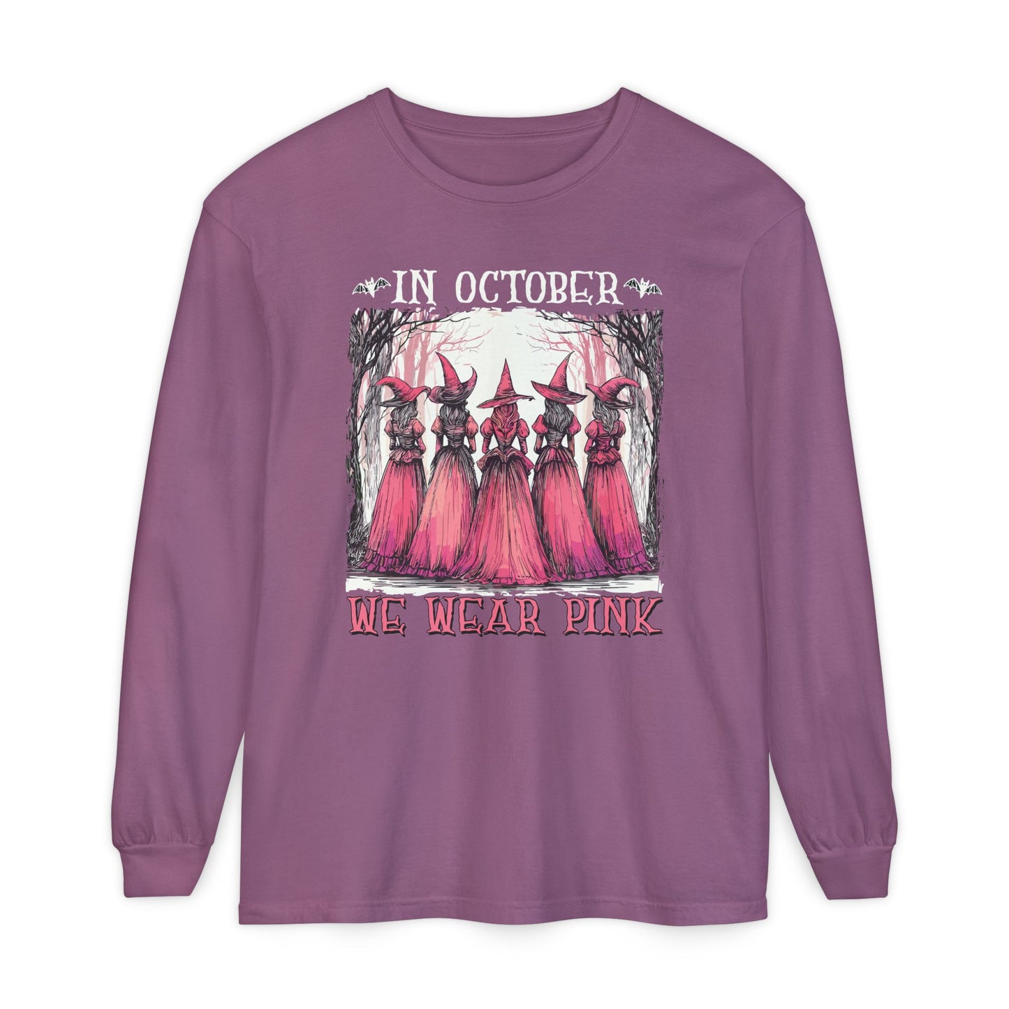 Breast Cancer We Wear Pink Long Sleeve