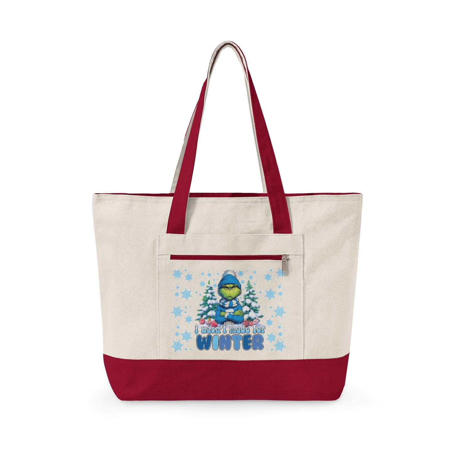 Wasn't Made For Winter Canvas Tote