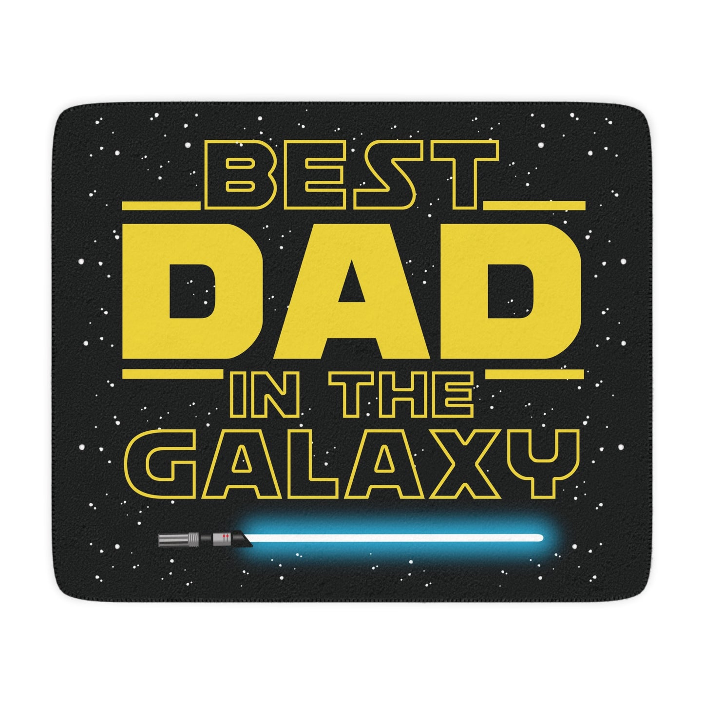 Galaxy Dad Sherpa Blanket