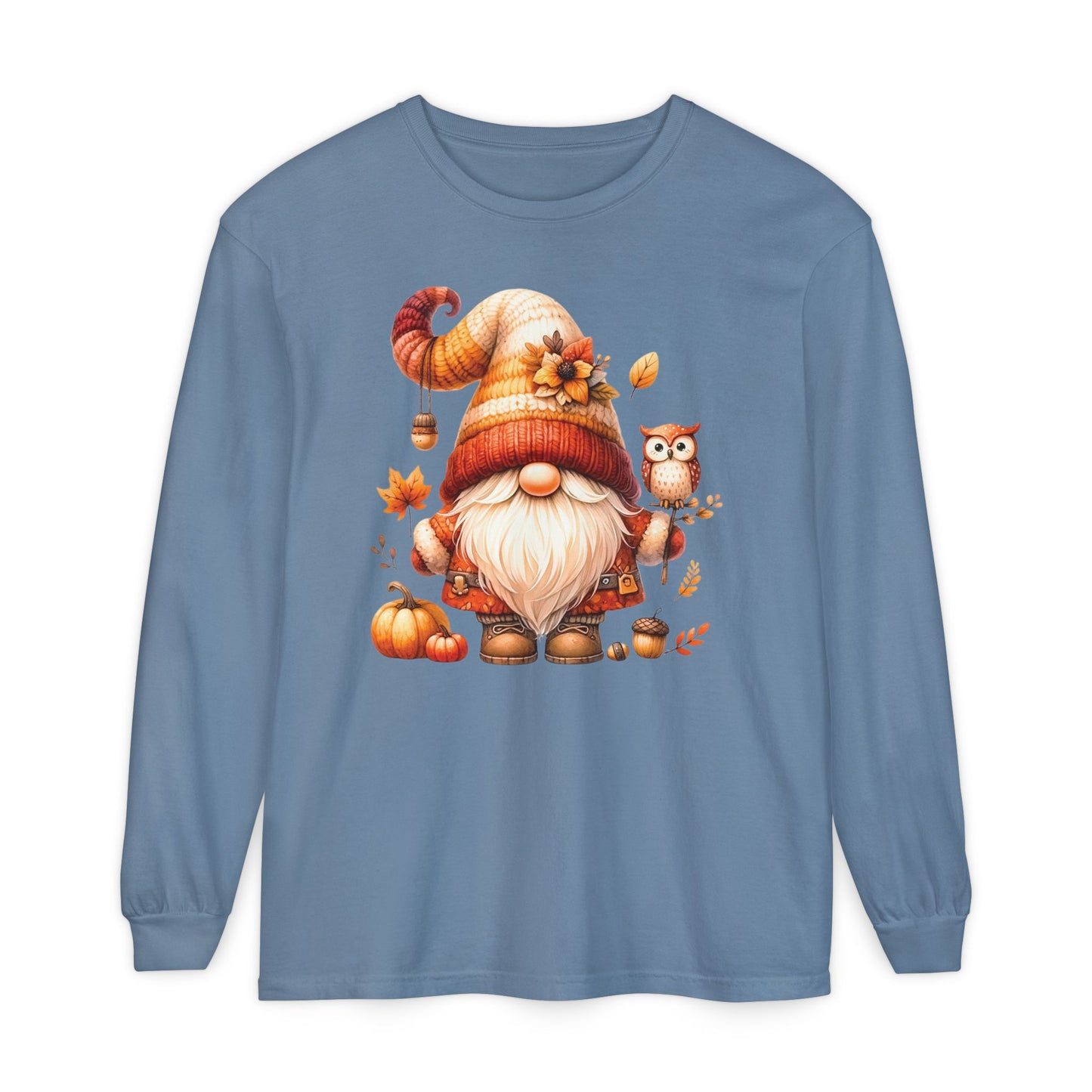 Hello Fall Gnome Long Sleeve