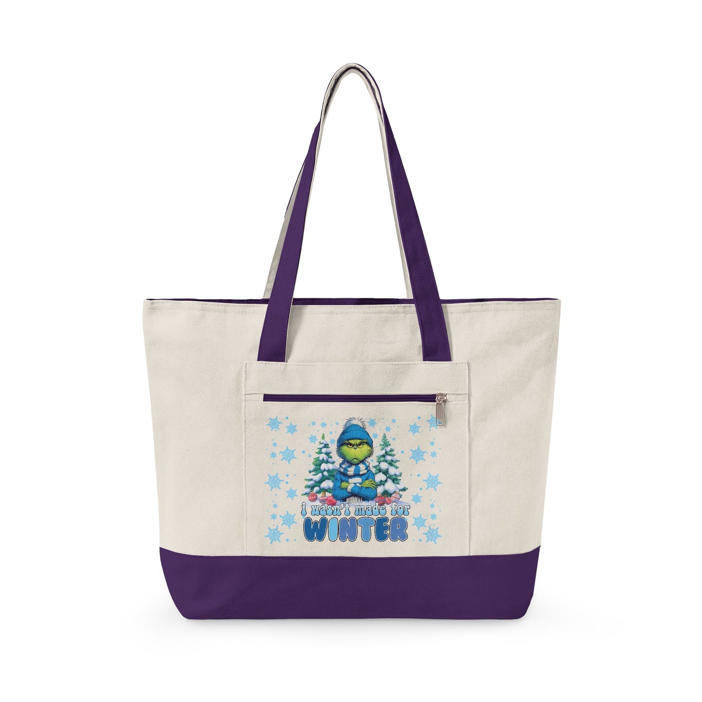 Wasn't Made For Winter Canvas Tote