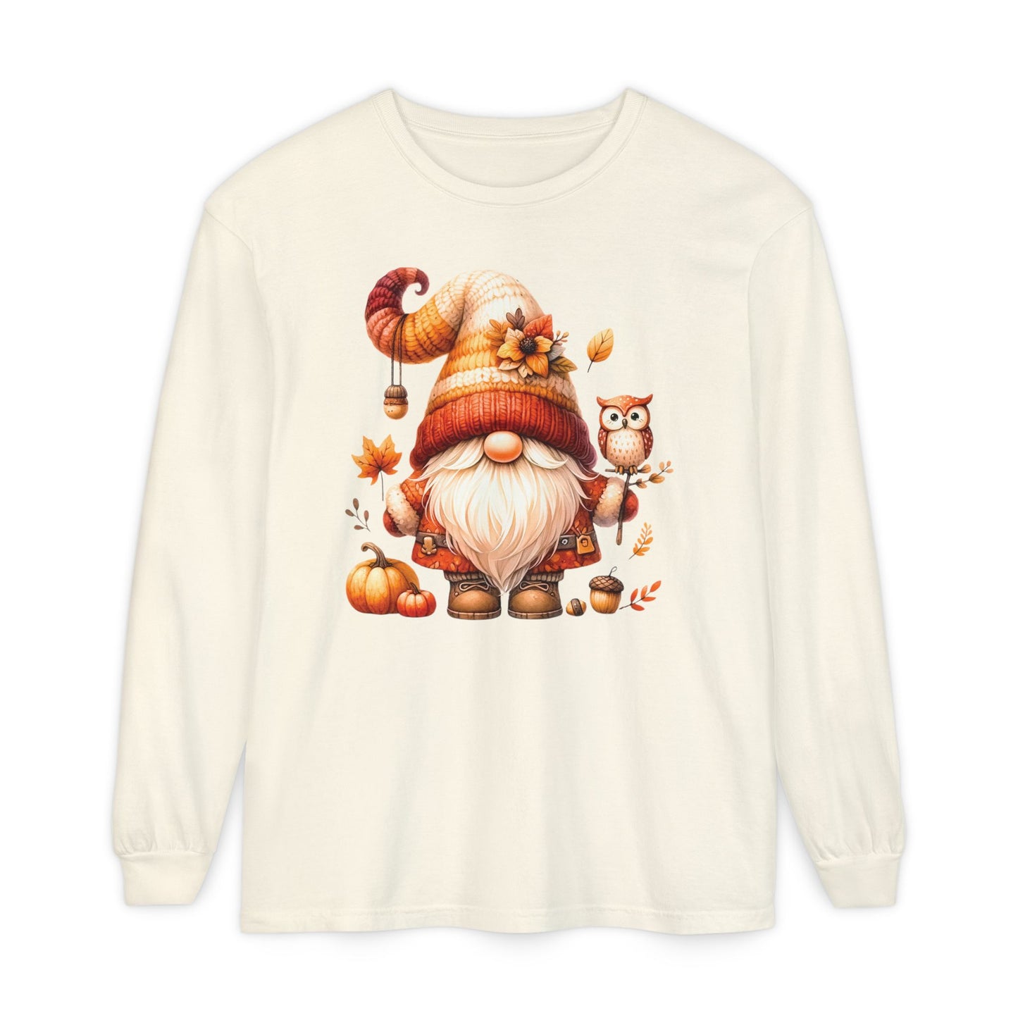 Hello Fall Gnome Long Sleeve