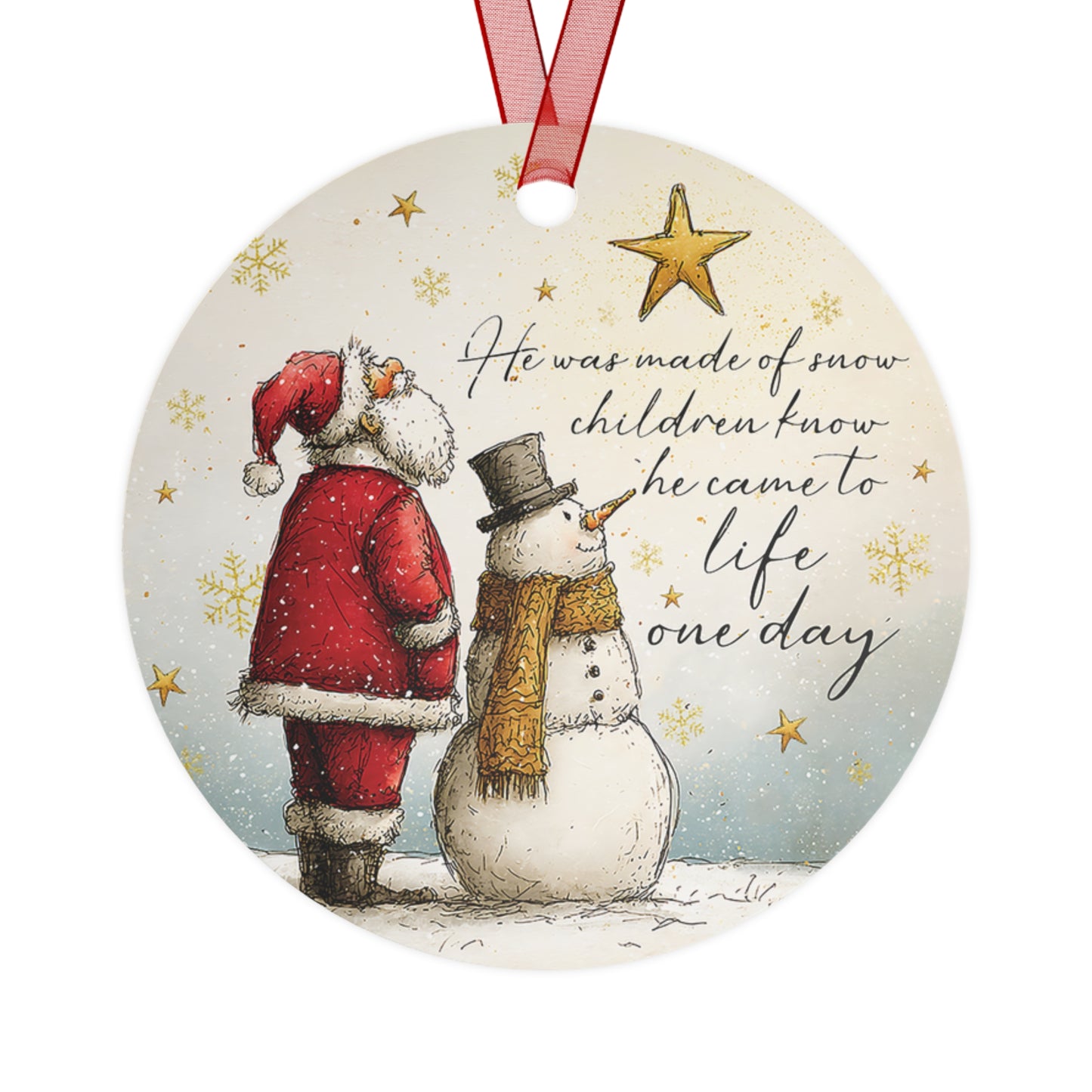 Made Of Snow Ornament