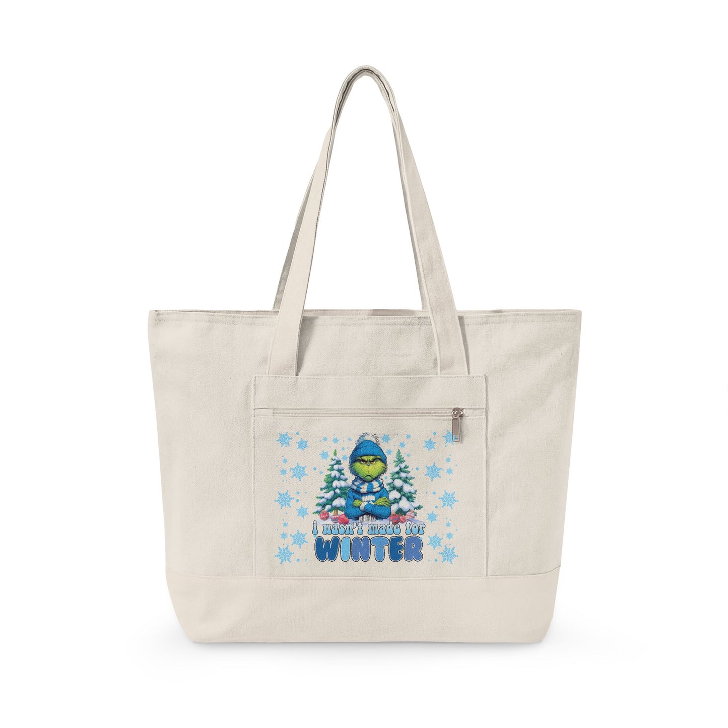 Wasn't Made For Winter Canvas Tote