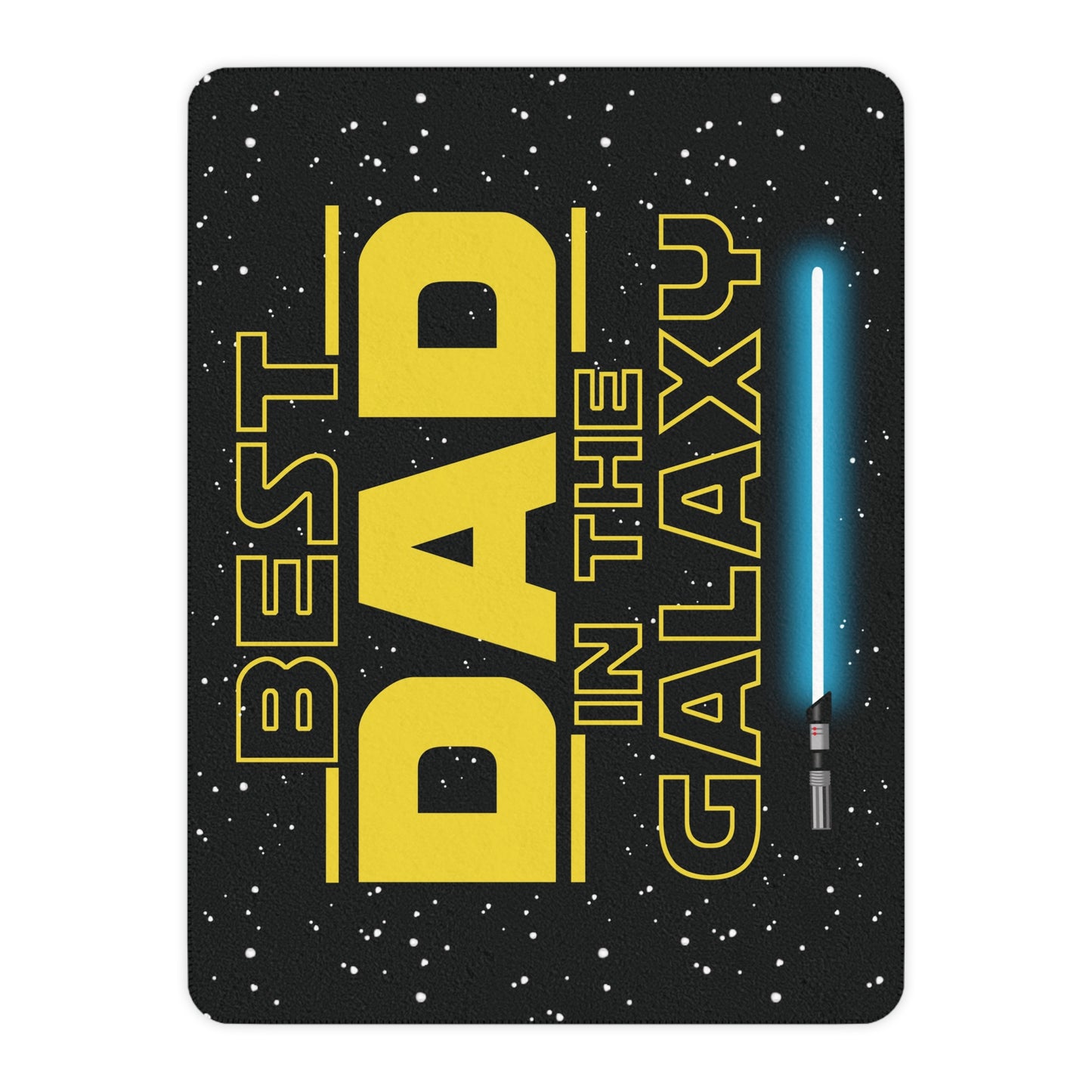Galaxy Dad Sherpa Blanket