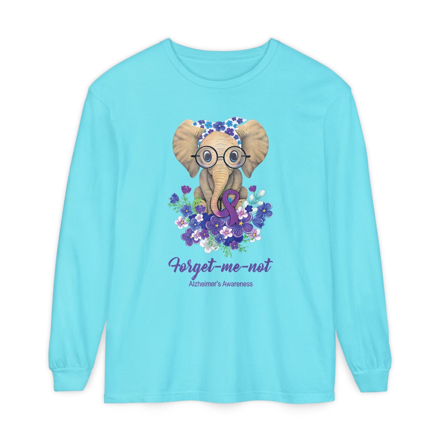 Alzheimer's Awareness Forget-Me-Not Long Sleeve
