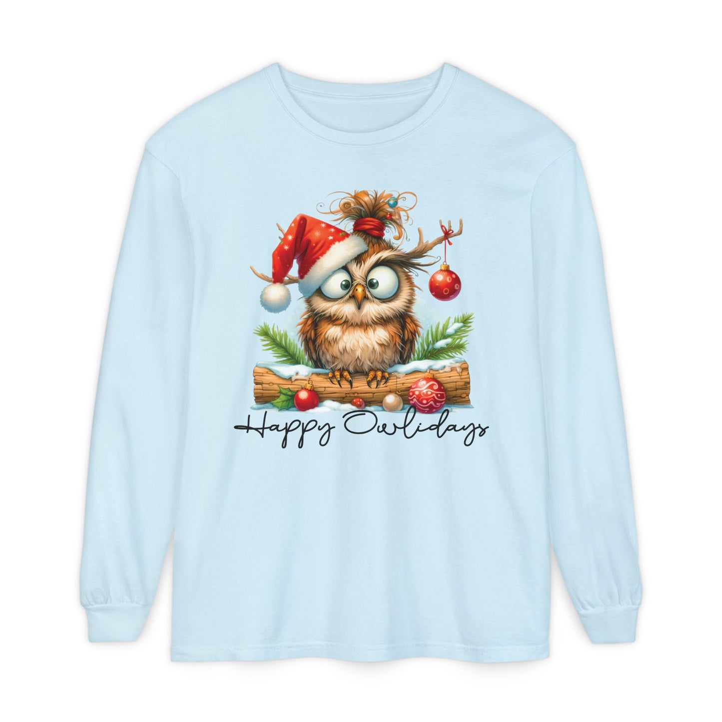 Happy Owlidays Long Sleeve