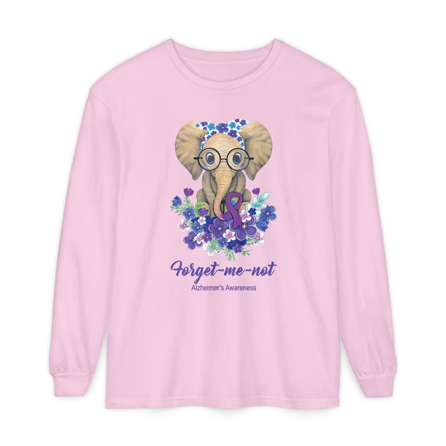 Alzheimer's Awareness Forget-Me-Not Long Sleeve