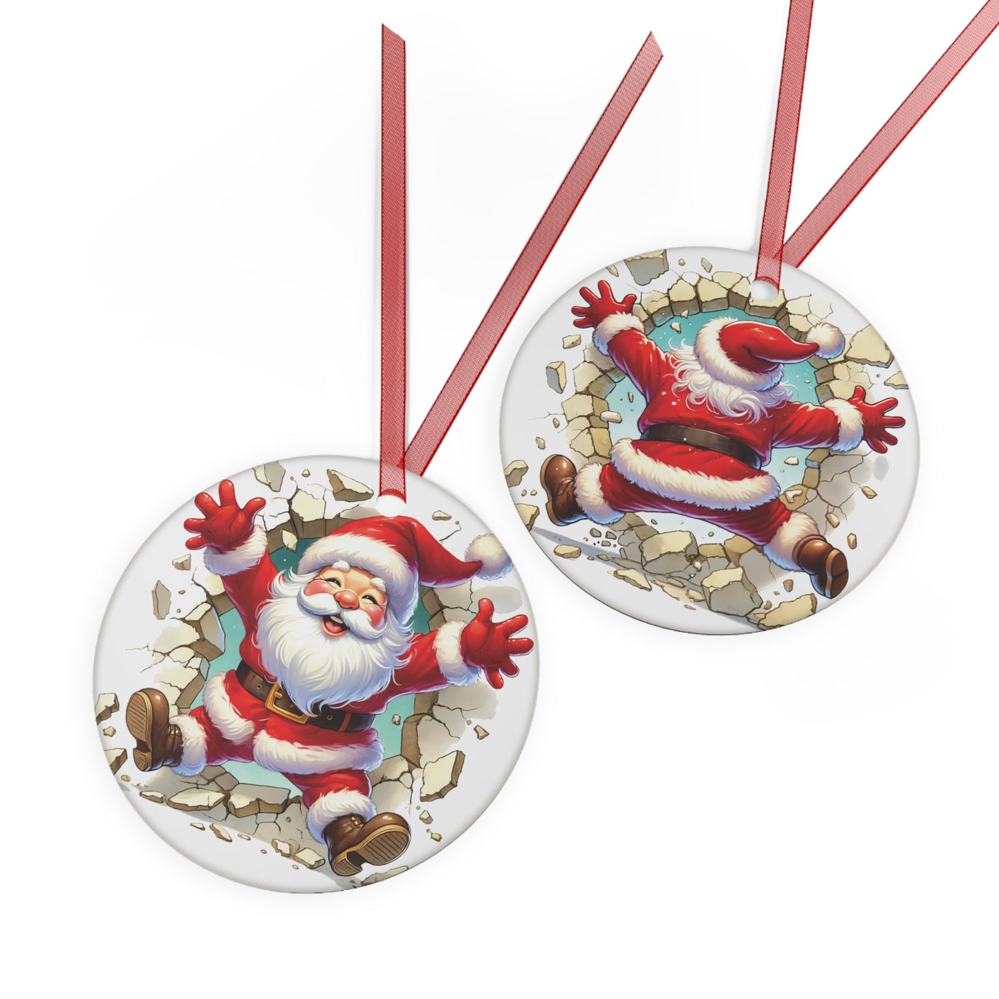 Here Comes Santa Claus Ornament