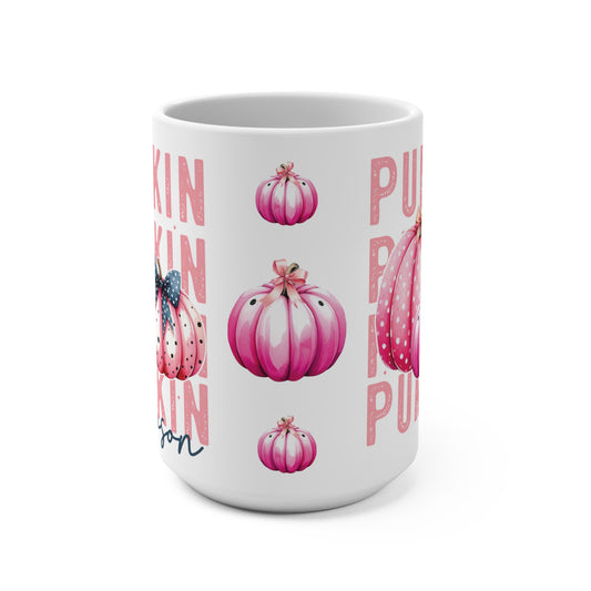 Breast Cancer Pink Pumpkin Mug