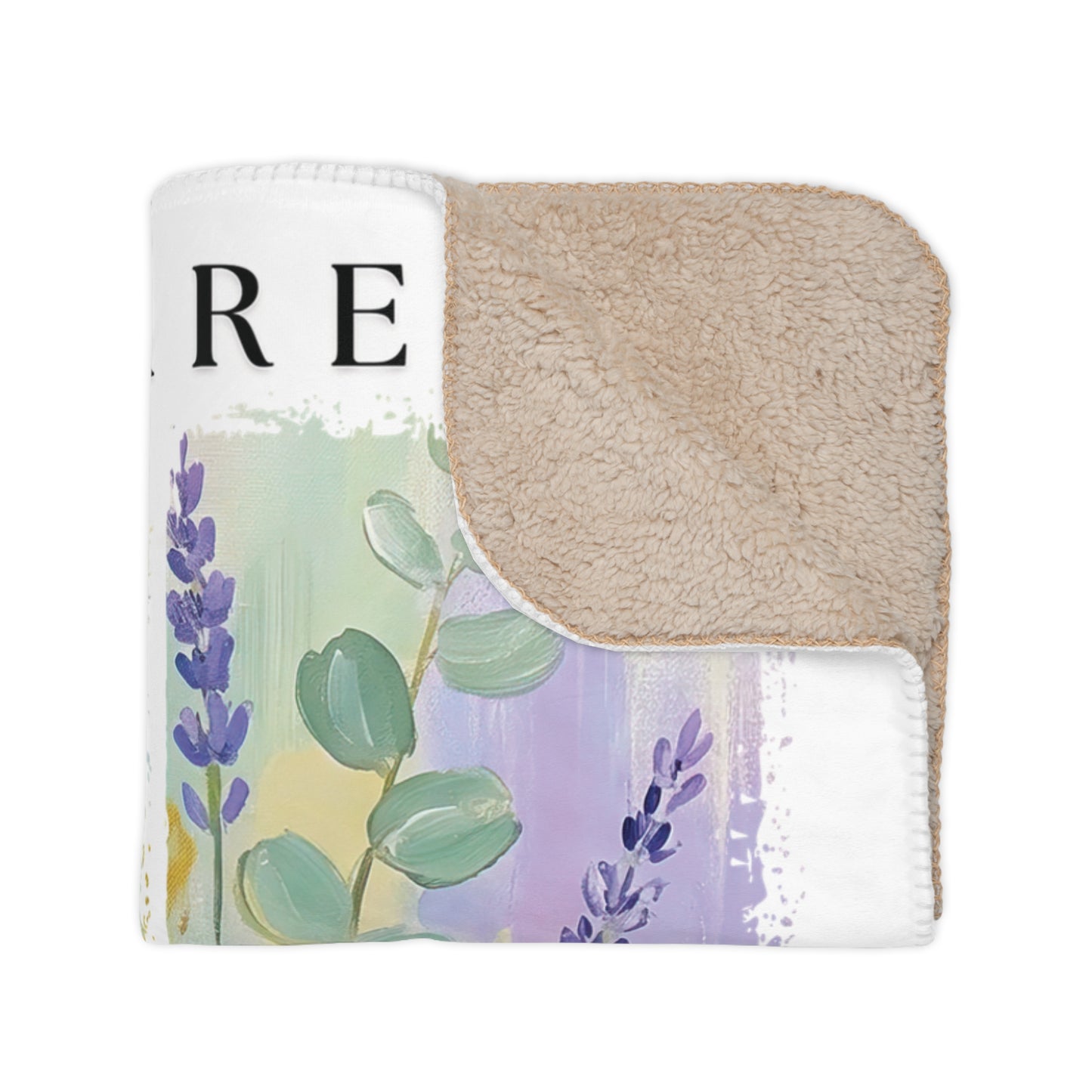 His Mercies Sherpa Blanket