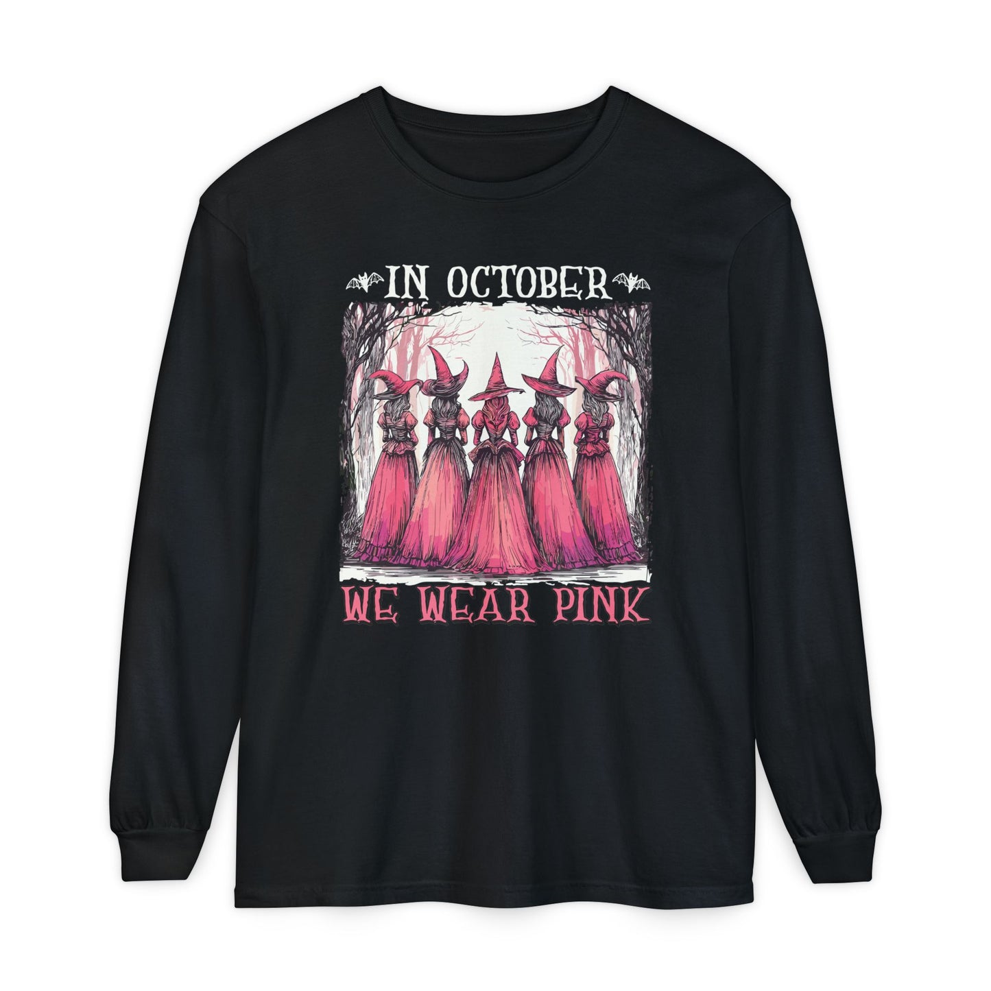 Breast Cancer We Wear Pink Long Sleeve