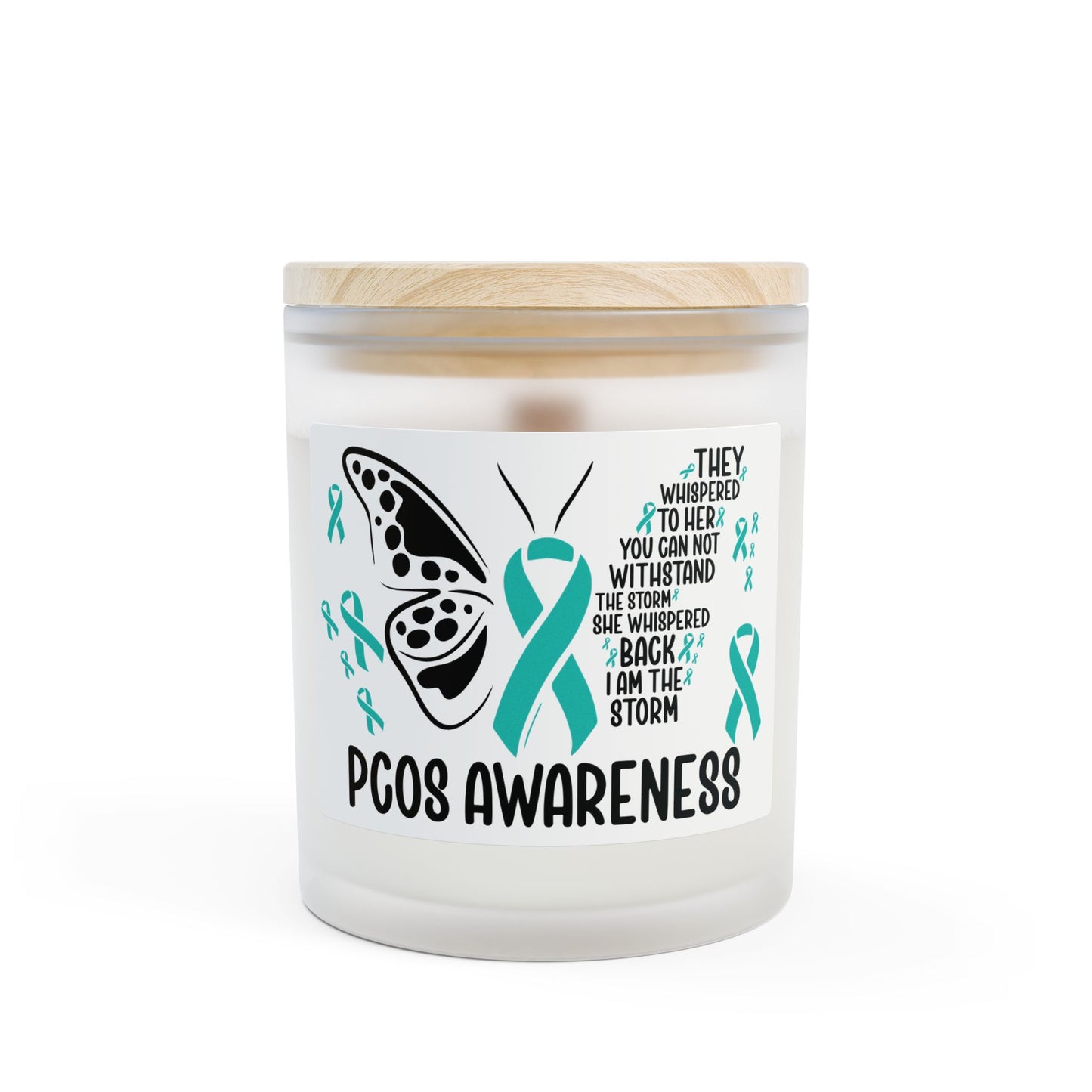 PCOS Awareness Candle
