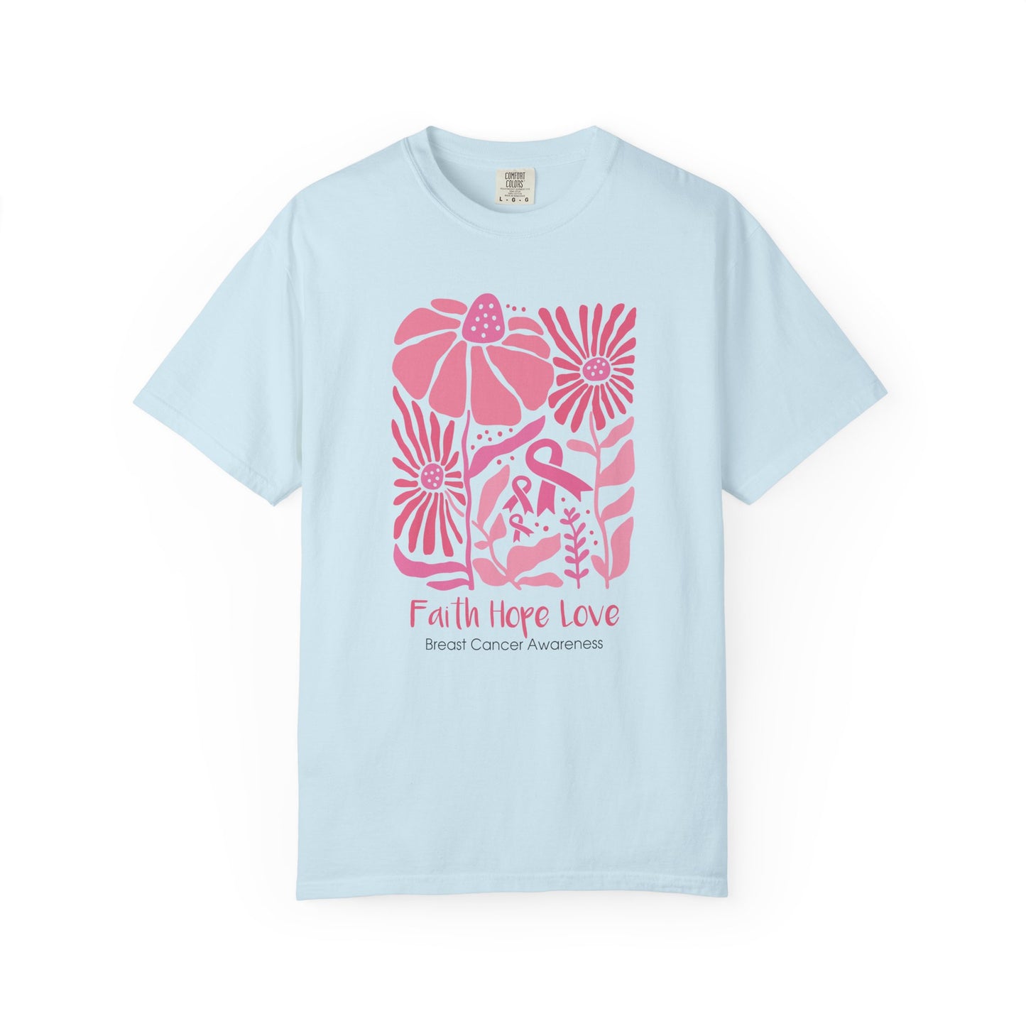 Breast Cancer Faith Hope Love T-shirt
