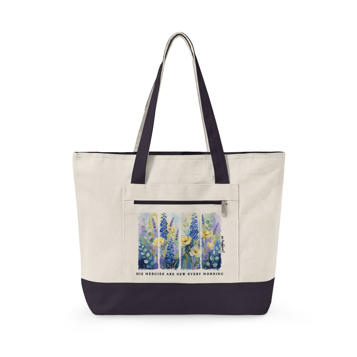His Mercies Canvas Tote