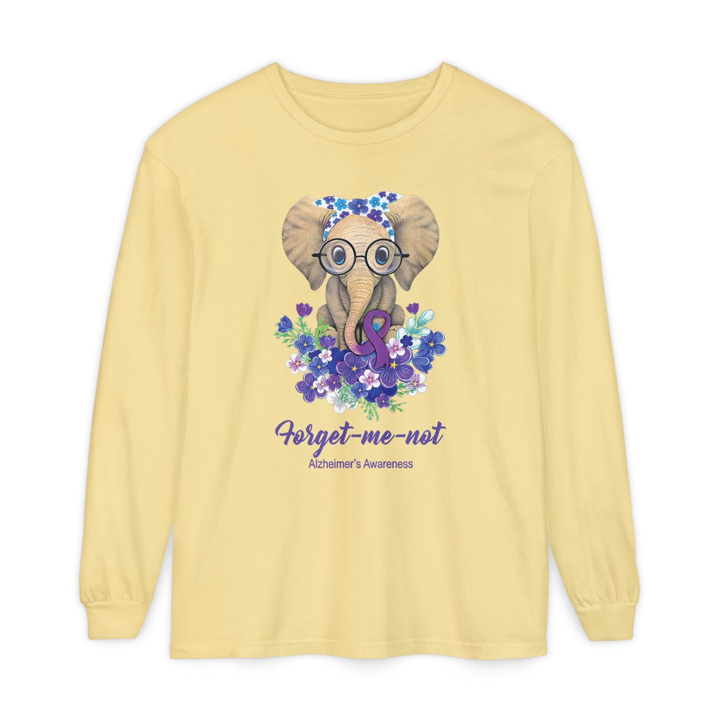 Alzheimer's Awareness Forget-Me-Not Long Sleeve