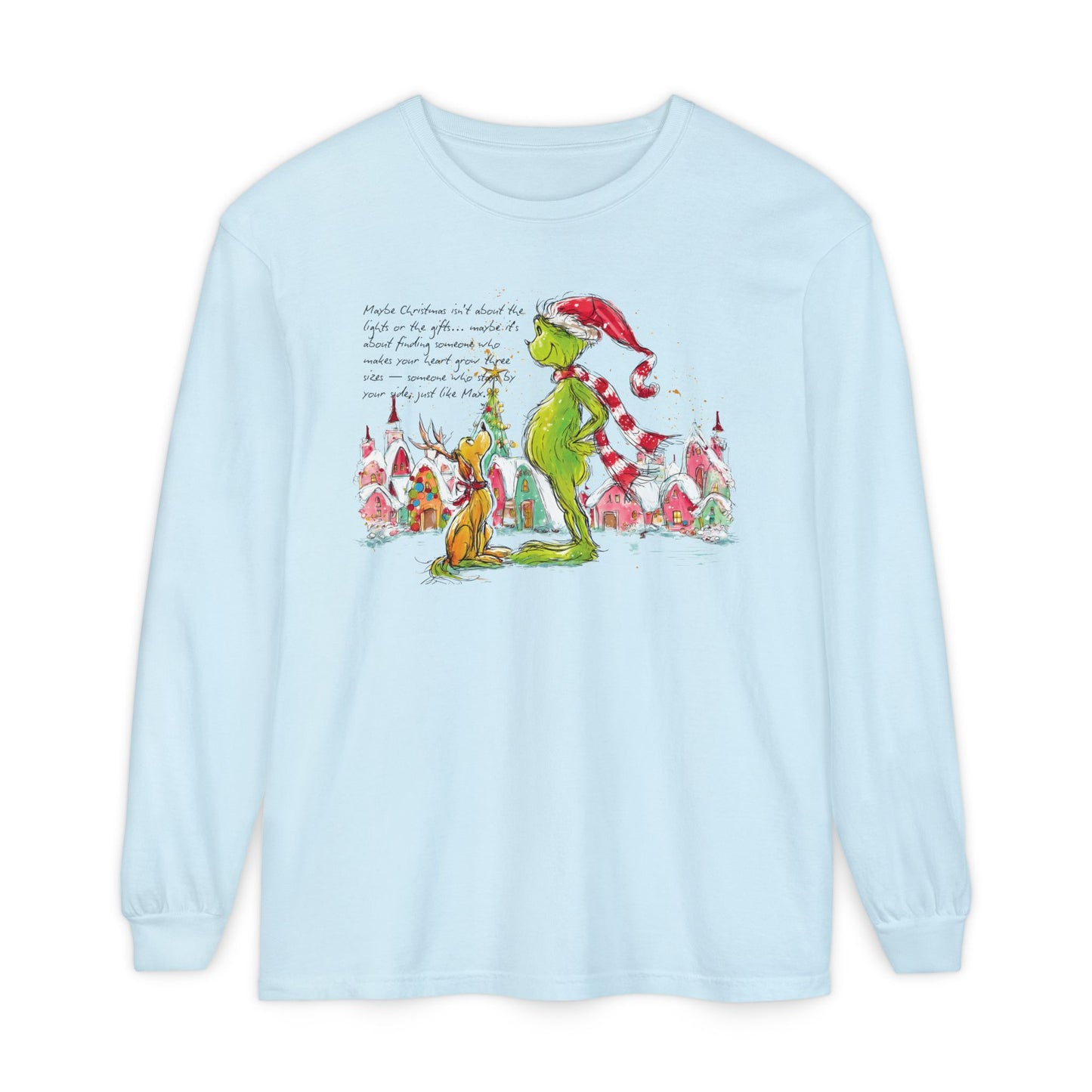 Grinch Heart Long Sleeve