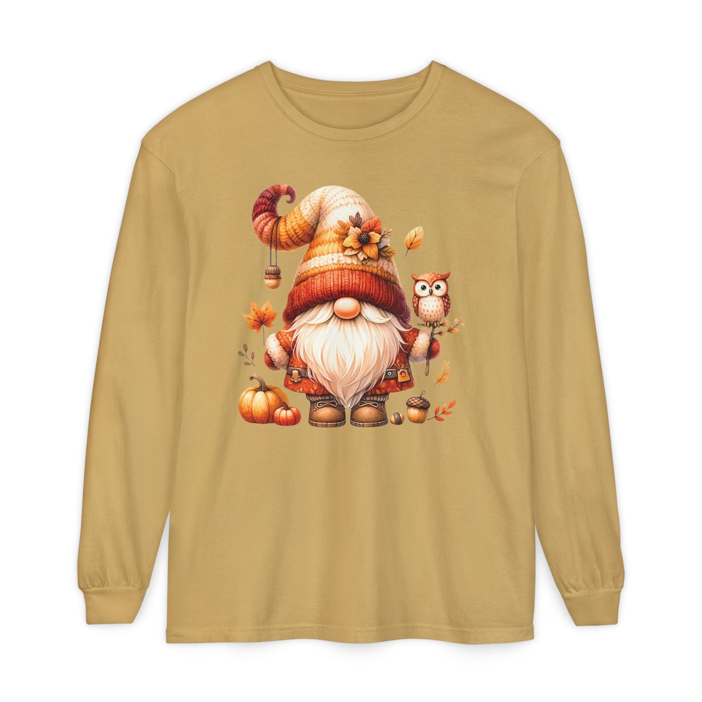 Hello Fall Gnome Long Sleeve